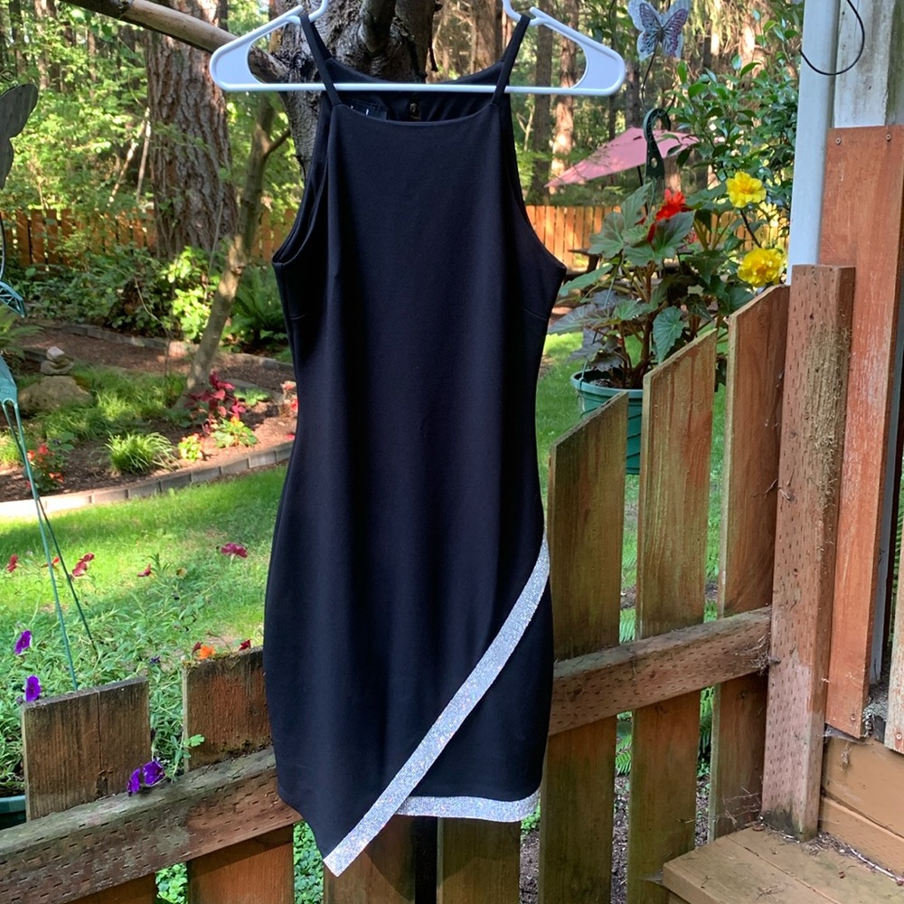 By&By Black Formfitting Cocktail Dress NWOT